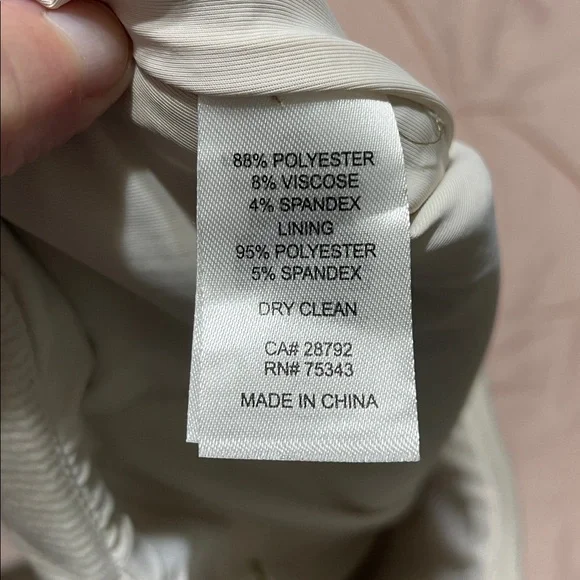 House of Harlow 1960 NWOT Cream Ribbed Suede Corduroy Mini Skirt Size Small - Picture 6 of 6